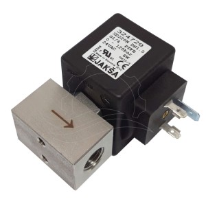 Jakša XD220N solenoidinis vožtuvas 0-120bar G1/4'' PTFE 24V AC (324729)