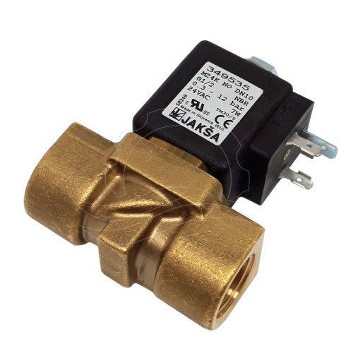 Elektrozawór Jakša M24K NO 0,3–12 bar G1/2 cala NBR 24V AC – część do myjni bezdotykowej