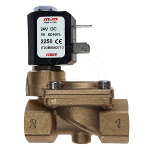 M&M B205DBZ solenoidinis vožtuvas 0,3–16 bar G1/2'' NBR 24 V DC