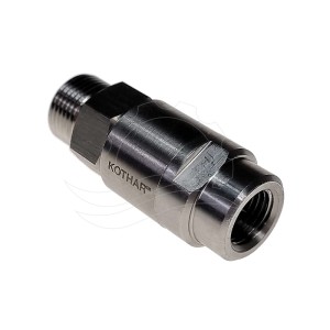 Kothar šarnyrinė jungtis tiesi G1/4''F-G1/4''M nerūdijančio plieno (300 180 531)
