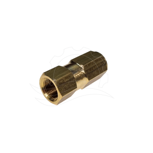 PA atbulinis vožtuvas G3/8''F-G3/8''F žalvaris