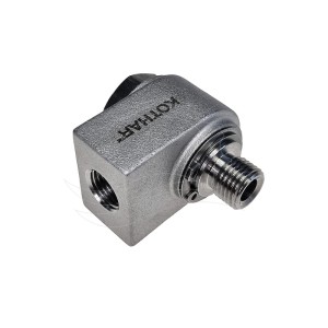 Kothar pasukama jungtis, kampinė, G3/8''F-G3/8''M, nerūdijančio plieno (300 090 331)