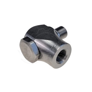 Pasukama jungtis R+M ST-320 kampinė G3/8''F-G3/8''M