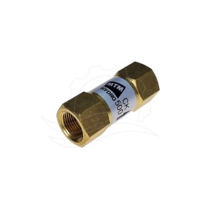 MTM atbulinis vožtuvas G3/8''F-G3/8''F žalvaris