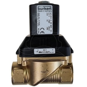 Bürkert 6213 solenoidinis vožtuvas 0-10bar DN20 G3/4'' NBR MS 24V DC