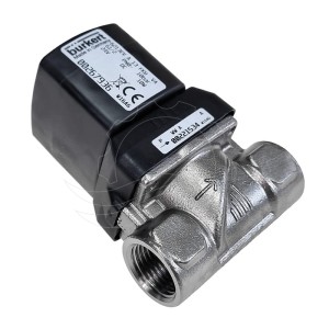 Bürkert 6213 solenoidinis vožtuvas 0-10bar DN13 G1/2'' FKM VA 24V DC