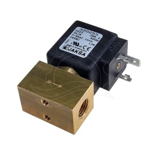 Jakša D223 solenoidinis vožtuvas 0-8bar G1/4'' EPDM nerūdijantis plienas 24V AC (320253)