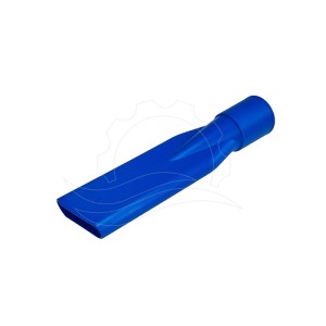 Dulkių siurblio antgalis, plastikinis, klasikinis, 38 mm, trumpas, mėlynas
